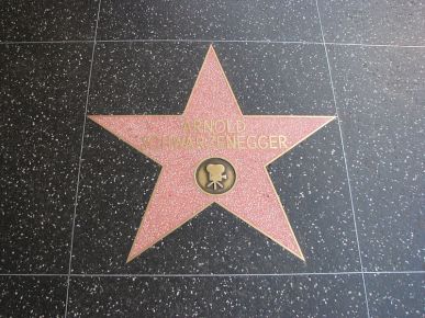 Schwarzenegger's Hollywood Walk of Fame Star